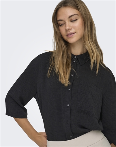 JDY - JDYDivya Life Loose Skjorte - Black 